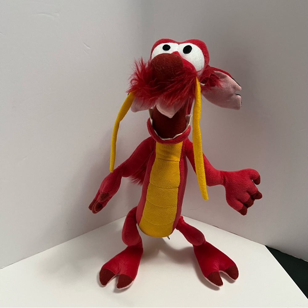 DISNEY MUSHU Mulan Plush doll stuffed animal toy